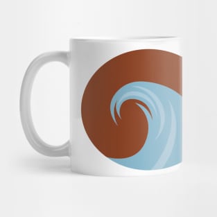 Minimal California Surf Design Mug